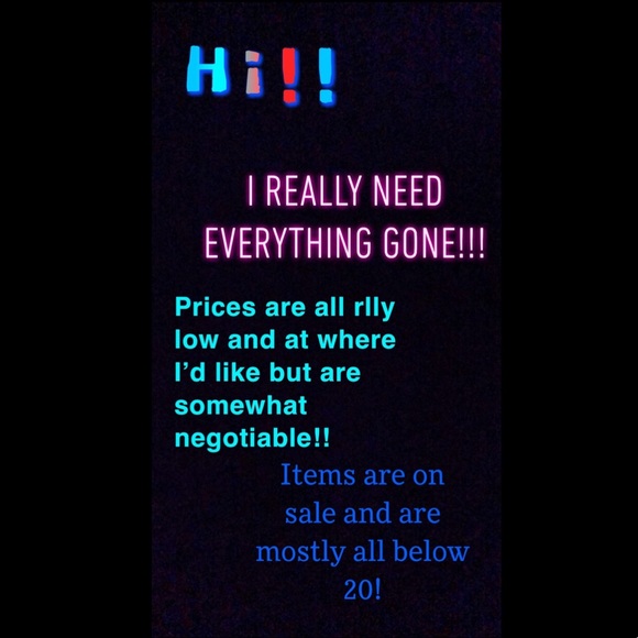 BUY MY CLOTHES NEED EVERYTHING GONE!!